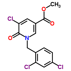 Methyl 5-chloro-1-(2,4-dichlorobenzyl)-6-oxo-1,6-dihydro-3-pyridinecarboxylate Structure