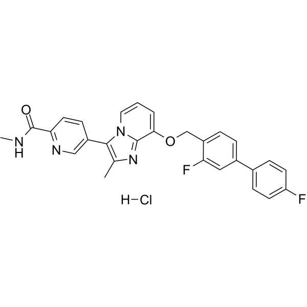 γ-Secretase modulator 11 hydrochloride结构式