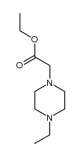 ethyl 2-(4-ethylpiperazin-1-yl)acetate结构式