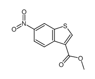 Methyl 6-nitrobenzo[b]thiophene-3-carboxylate结构式