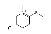 1-methyl-6-methylsulfanyl-2,3,4,5-tetrahydro-pyridinium, iodide Structure