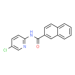 naphthalene-2-carboxylic acid (5-chloro-pyridin-2-yl)-amide structure