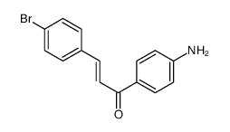 1-(4-aminophenyl)-3-(4-bromophenyl)prop-2-en-1-one结构式