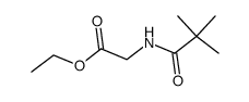 ethyl 2-(tert-butoxycarbonylamino)acetate结构式