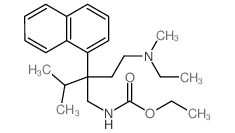 Carbamic acid,[4-(ethylmethylamino)-2-(1-methylethyl)-2-(1-naphthalenyl)butyl]-, ethyl ester(9CI)结构式