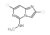 Imidazo[1,2-c]pyrimidin-5-amine,2,7-dichloro-N-methyl- structure