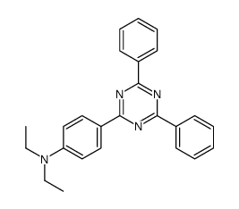 4-(4,6-diphenyl-1,3,5-triazin-2-yl)-N,N-diethylaniline结构式