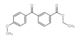 3-CARBOETHOXY-4'-METHOXYBENZOPHENONE结构式