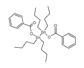 1,1,2,2-Tetrabutyl-1,2-dibenzoyloxy-distannan结构式