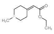 Acetic acid,2-(1-methyl-4-phosphorinanylidene)-, ethyl ester结构式