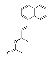 (R)-(E)-2-acetoxy-4-(1-naphthyl)-3-butene结构式
