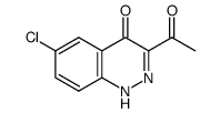 3-acetyl-6-chloro-1H-cinnolin-4-one Structure