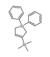 3-trimethylsilyl-1,1-diphenyl-1-silacyclopent-3-ene Structure