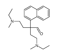 1-Naphthaleneacetaldehyde, alpha,alpha-bis(2-(N-ethyl-N-methylamino)et hyl)-结构式