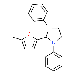 2-(5-methylfuran-2-yl)-1,3-diphenylimidazolidine Structure