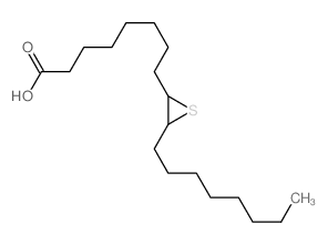 2-Thiiraneoctanoicacid, 3-octyl- structure