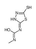 1-methyl-3-(2-sulfanylidene-3H-1,3,4-thiadiazol-5-yl)urea结构式