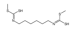 methyl N-[6-(methylsulfanylcarbothioylamino)hexyl]carbamodithioate Structure