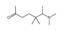 6-(Dimethylamino)-5,5-dimethyl-2-heptanone结构式