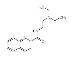 N-(2-diethylaminoethyl)quinoline-2-carboxamide Structure