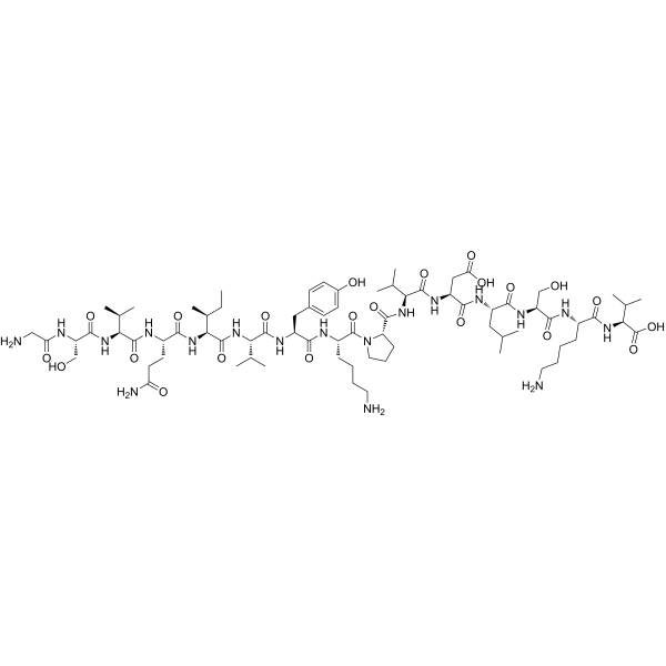 Tau Peptide (304-318) trifluoroacetate salt Structure
