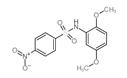 N-(2,5-Dimethoxyphenyl)-4-nitrobenzenesulfonamide structure