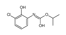 propan-2-yl N-(3-chloro-2-hydroxy-phenyl)carbamate结构式