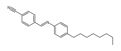 4-[(4-octylphenyl)iminomethyl]benzonitrile Structure