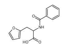 2-benzoylamino-3-furan-2-yl-propionic acid Structure