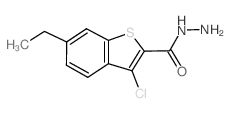 3-氯-6-乙基-1-苯并噻吩-2-碳酰肼图片