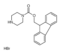 9H-Fluoren-9-ylmethyl 1-piperazinecarboxylate hydrobromide (1:1)结构式