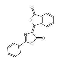 (4Z)-4-(3-oxoisobenzofuran-1-ylidene)-2-phenyl-1,3-oxazol-5-one结构式