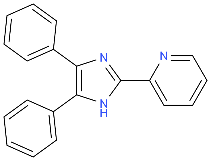 2-(4,5-diphenyl-1H-imidazol-2-yl)pyridine Structure