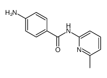 N-(6-Methyl-2-pyridyl)-4-aminobenzamide结构式