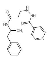 Isonicotinic acid, 2-[2-[ (.alpha.-methylphenethyl)carbamoyl]ethyl]hydrazide picture