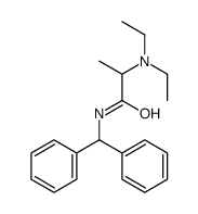 N-benzhydryl-2-(diethylamino)propanamide结构式