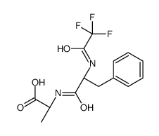 N-trifluoroacetylphenylalanylalanine Structure