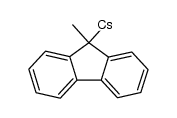 cesium salt of 9-methylfluorene Structure
