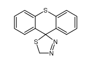 spiro[thioxanthene-9,2'-[1,3,4]thiadiazoline]结构式