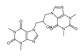 1,3-ditheophylline-propan-2-ol结构式