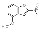 Benzofuran,4-methoxy-2-nitro- structure