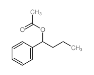 1-phenylbutyl acetate structure