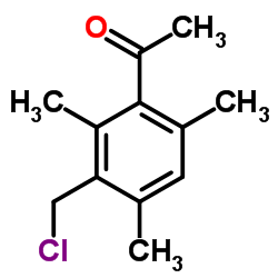 1-(3-Chloromethyl-2,4,6-trimethylphenyl)ethanone Structure