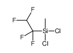 dichloromethyl(1,1,2,2-tetrafluoroethyl)silane结构式