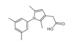 2-[1-(3,5-dimethylphenyl)-2,5-dimethylpyrrol-3-yl]acetic acid结构式