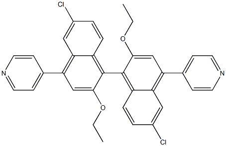 4,4'-[(1R)-6,6'-二氯联苯-2,2'-二乙氧基[1,1'-联萘]-4,4'-二基]双吡啶图片