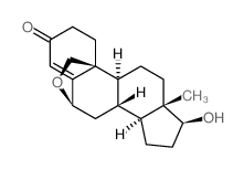 6,19-epoxy-17-hydroxy-androst-4-en-3-one Structure