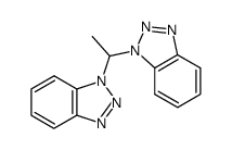 1-[1-(1,2,3-benzotriazol-1-yl)ethyl]-1,2,3-benzotriazole结构式