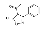 4-acetyl-3-phenyl-4H-1,2-oxazol-5-one Structure