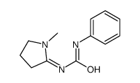 1-(1-Methylpyrrolidin-2-ylidene)-3-phenylurea structure